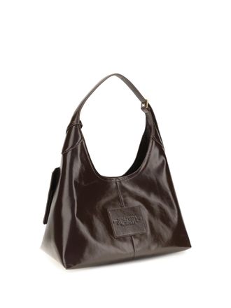 Marc Jacobs Calfskin Leather Shoulder Bag - Brown