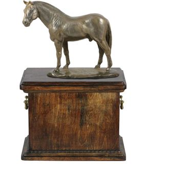 OEM Urna De Hannover Para Cenizas De Caballo, Urna Con Estatuilla, Elegante Urna Con Caballo De Art-dog