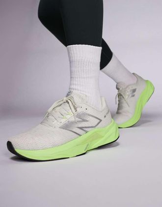 New Balance Fuelcell Propel - Sneakers da corsa beige e giallo neon-Neutro