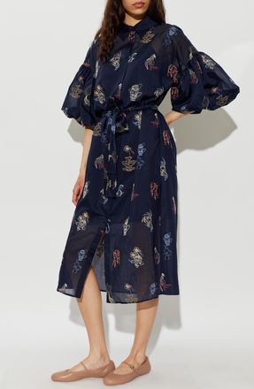 Munthe Dress Nalmetto, Womens, Navy Blue