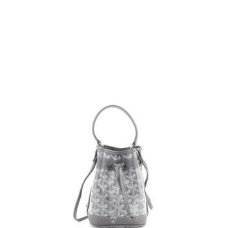 Goyard Petit Flot Bucket Bag Coated Canvas Mini