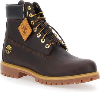 Timberland Mens Boots Nubuck Leather Brown
