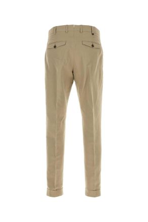 Pantaloni Torino Mens Beige Linen Blend Pant 0060 Exterior: Cotton Pantaloni