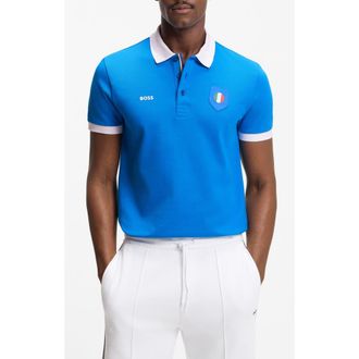 BOSS Lux Paddy Cotton Polo in Italy at Nordstrom, Size Xx-Large