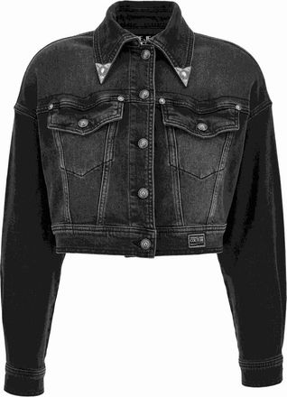 Versace Jassen - Dames - Spijkerjassen - Zwart - M - Jassen