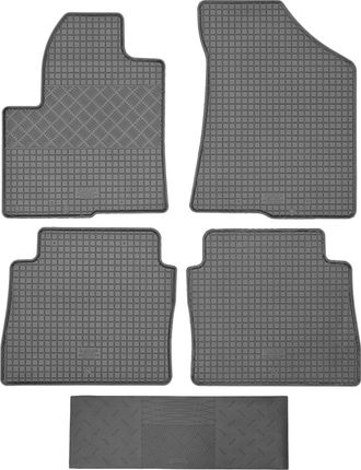 OEM Alfombrillas Rigum 901221 + Funda 900101 - Hyundai Santa Fe Ii Suv Del 2006-2010 Av Pies Delanteras Y Traseras - Instalar