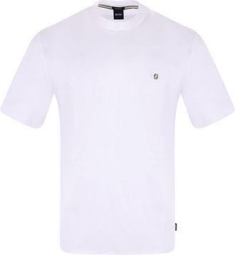 HUGO BOSS White Cotton T-Shirt