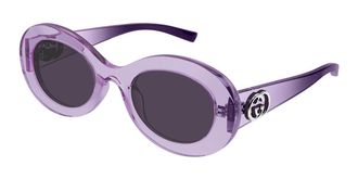 Gucci GG2026S 003 Womens Sunglasses Purple Size 51 - Free RX Lenses - Free RX Lenses