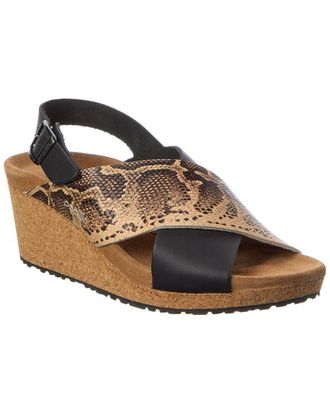 Birkenstock Papillio by Birkenstock Samira Narrow Leather Wedge Sandal