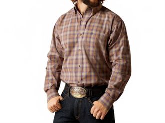 Ariat Terry Classic Fit Shirt In Dark Blue