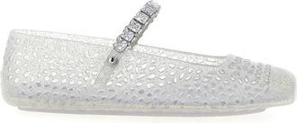 Jimmy Choo London The Jelly Ballet Flat - Dames - Ballerinas - Grijs - 36 EU - Schoenen