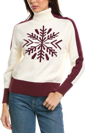 Brodie Snowflake Roll Neck Cashmere-Blend Sweater