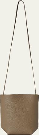 The Row Park North-South Crossbody Tote Bag in Leather