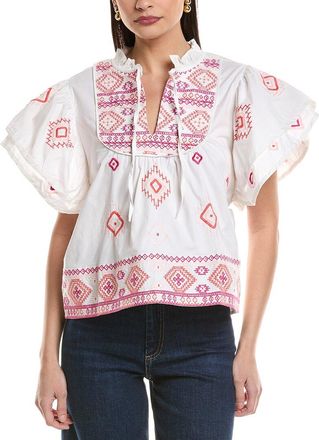 Sail to Sable Sail To Sable Embroidered Top