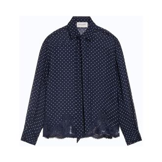 Ermanno Scervino Camicia in Viscosa - - Blouses & Shirts - Donna - Blu - S