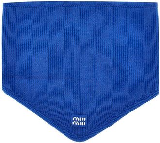 Miu Miu Cashmere and virgin wool scarf Woman One Size