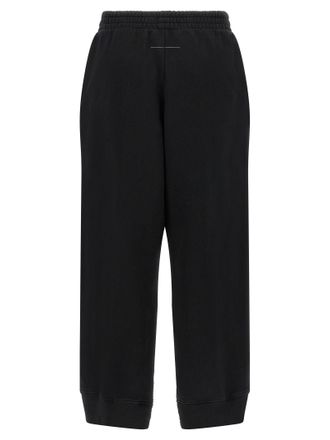 Maison Margiela Deconstructed Cotton Joggers - Black