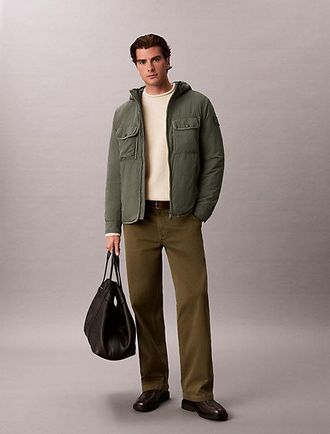 Calvin Klein Chaqueta De Plumas Y Nailon Arrugado