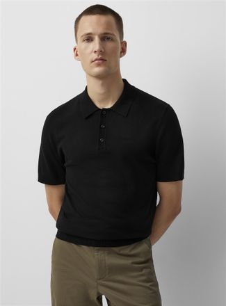 Le 31 Mens Silky knit Polo Shirt
