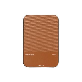 Native Union Bater&iacute;a Externa Magn&eacute;tica Native Union (re)classic Qi2 De 5000 Mah, Compatible Con Magsafe Y Qi2, Incluye Cable Usb-c A Usb-c De 15 Cm (color Canela)