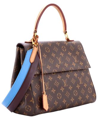 Louis Vuitton Brown Monogram Canvas Cluny Mm (Authentic Pre-Loved)