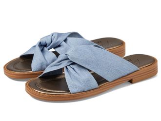 Blowfish Adios Womens Sandals True Blue Denim : 7.5 M, Leather