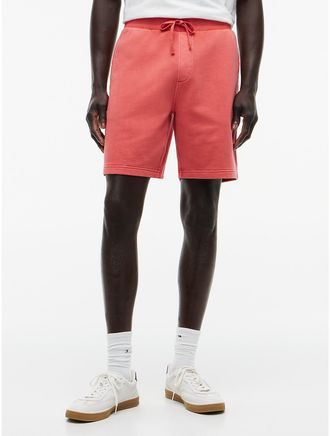 Tommy Hilfiger Mens Essential Terry Sweatshort - Red - XXL