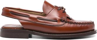 Hereu Saler Leather Slingback Loafers
