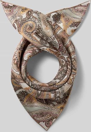 Codello Seidentuch mit Allover-Paisley-Print in Beige, Gr&ouml;&szlig;e 1
