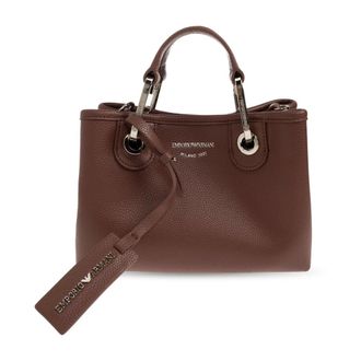 Emporio Armani Dames, Tassen, Bruin, Maat: ONE Size Leer