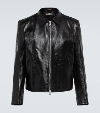 Our Legacy Mini leather blouson jacket