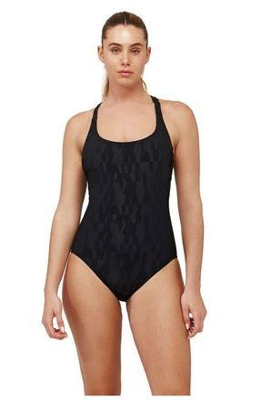 Free Sport By Gottex Oceans Eleven Scoop Neck One Piece in Multi Black at Nordstrom, Size 12