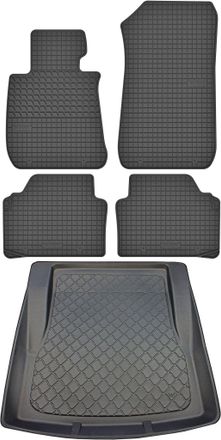 OEM Juego De Alfombrillas De Goma Para Coche Y Alfombrilla Para Maletero Para Bmw Serie 3 E90 Sed&aacute;n (marzo De 2005 A Diciembre De 2011)