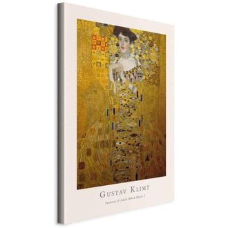 Artgeist Pintura - Gustav Klimt - Retrato De Adele Bloch (1 Parte) Vertical