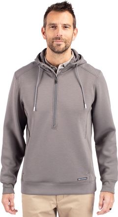 Cutter & Buck Roam Epic Versatility Half Zip Recycled Mens Hooded Pullover