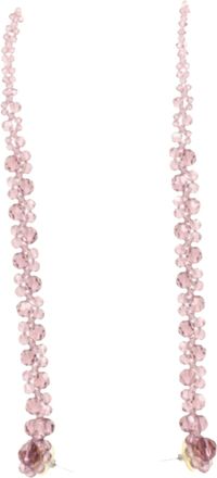Simone Rocha Drip Earrings in Pink Crystal