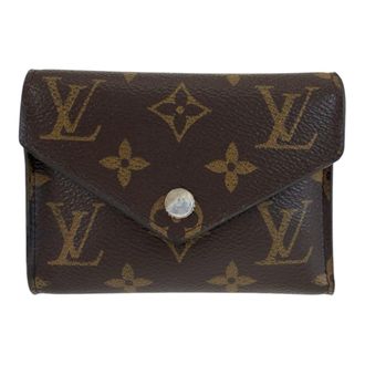 Louis Vuitton Brown Monogram Pvc Wallet (Tri-Fold) (Pre-Owned)