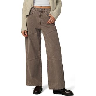 Joe's The Harlowe Seamed High Waist Wide Leg Jeans in Tiramisu at Nordstrom, Size 25