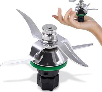 OEM Juego De Cuchillas Universales, Apto Para La Cuchilla Mezcladora Thermomix Tm5 Y Tm6, Fabricado En Acero Inoxidable, Thermomix Tm5 Tm6, Plateado