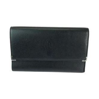 Cartier Pre-owned Wallets, female, Black, Size: ONE SIZE Pre-owned Leather wallets