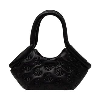 Karl Lagerfeld Hobo Tas - Dames - Tassen - Zwart - Maat: ONE Size Leer