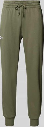 Under Armour Sweatpants mit elastischem Bund in Oliv, Größe L