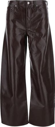 A Gold E Arc Jean - Dames - Leren Broeken - Bruin - W29 - Leer - Broeken