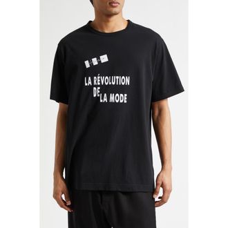 Yohji Yamamoto Graphic T-Shirt in Black at Nordstrom, Size 3