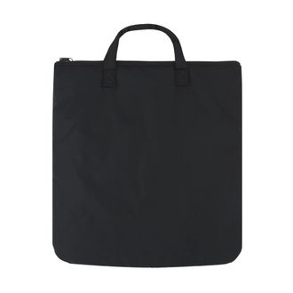 Comme Des Gar&ccedil;ons Black Nylon Tote Bag with Silver Hardware - male - Comme des Gar&ccedil;ons - Shopping Bags - Black - ONE SIZE - Bags
