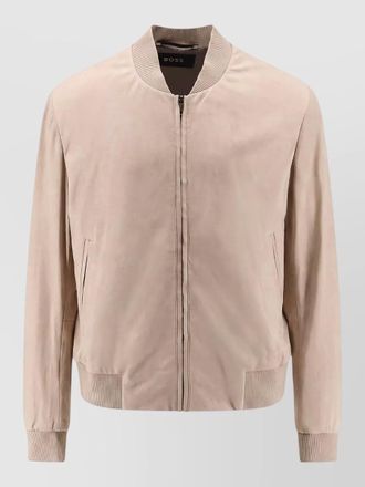 HUGO BOSS leather jacket