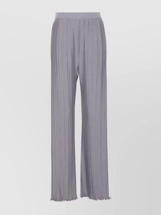 Lanvin straight leg high-waisted trousers with elasticated waistband
