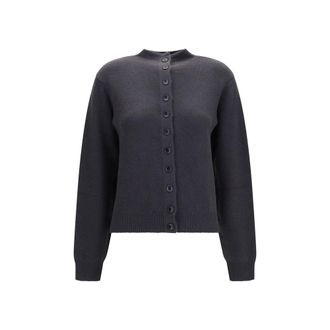 Christophe Lemaire Gray Cashmere Womens Sweatshirt