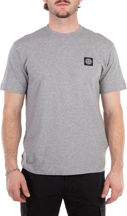 Stone Island Compass Patch Logo Cotton T-Shirt, Size Small