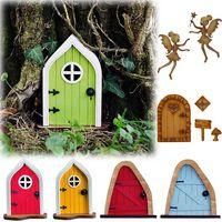 OEM Puerta De Jard&iacute;n De Hadas, &Aacute;rbol De Hadas En Miniatura, Adorno Para Puerta O Ventana, Escultura Decorativa Para Jard&iacute;n, Arte Para Patio, 1 Pieza (puer